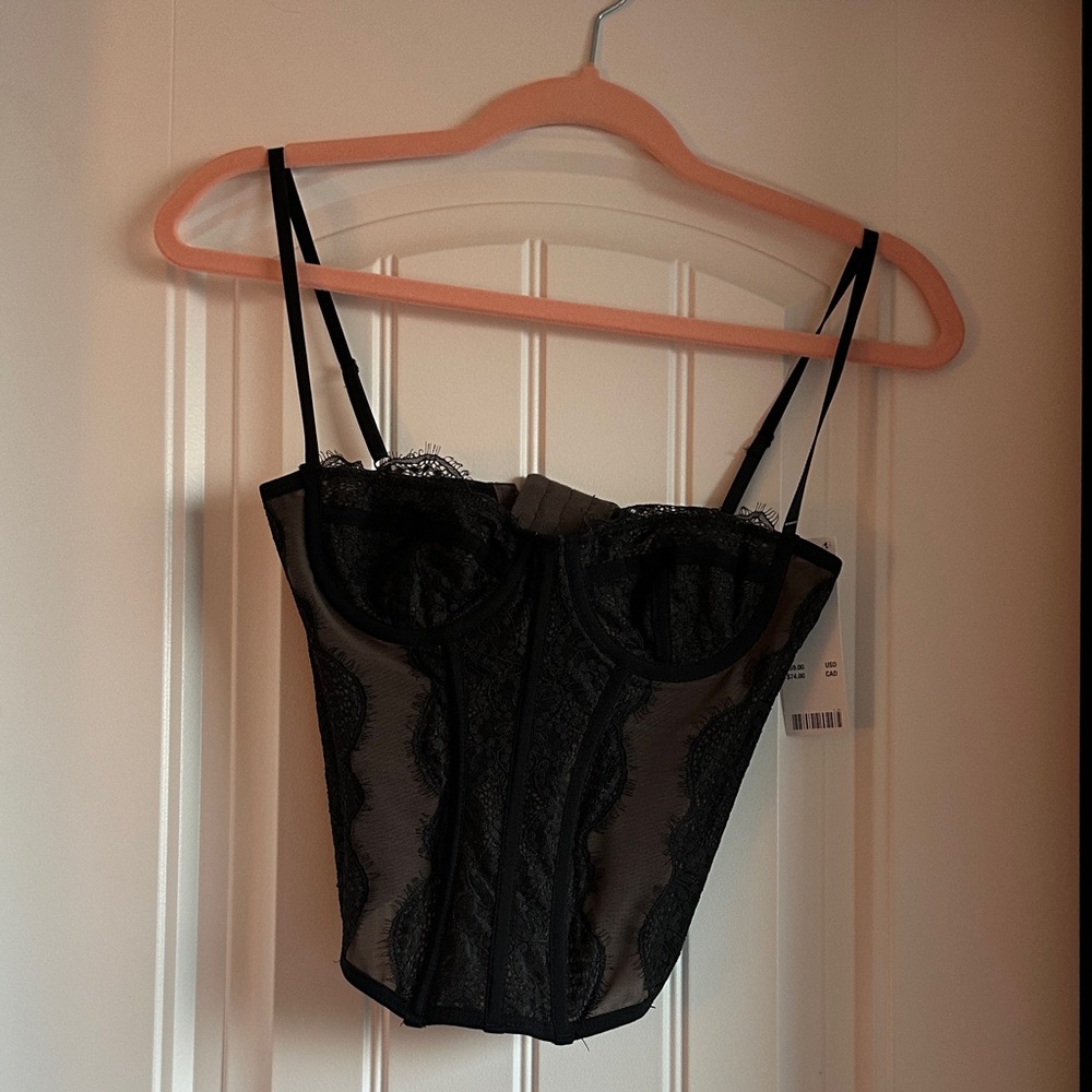 Urban Outfitters Black Corset